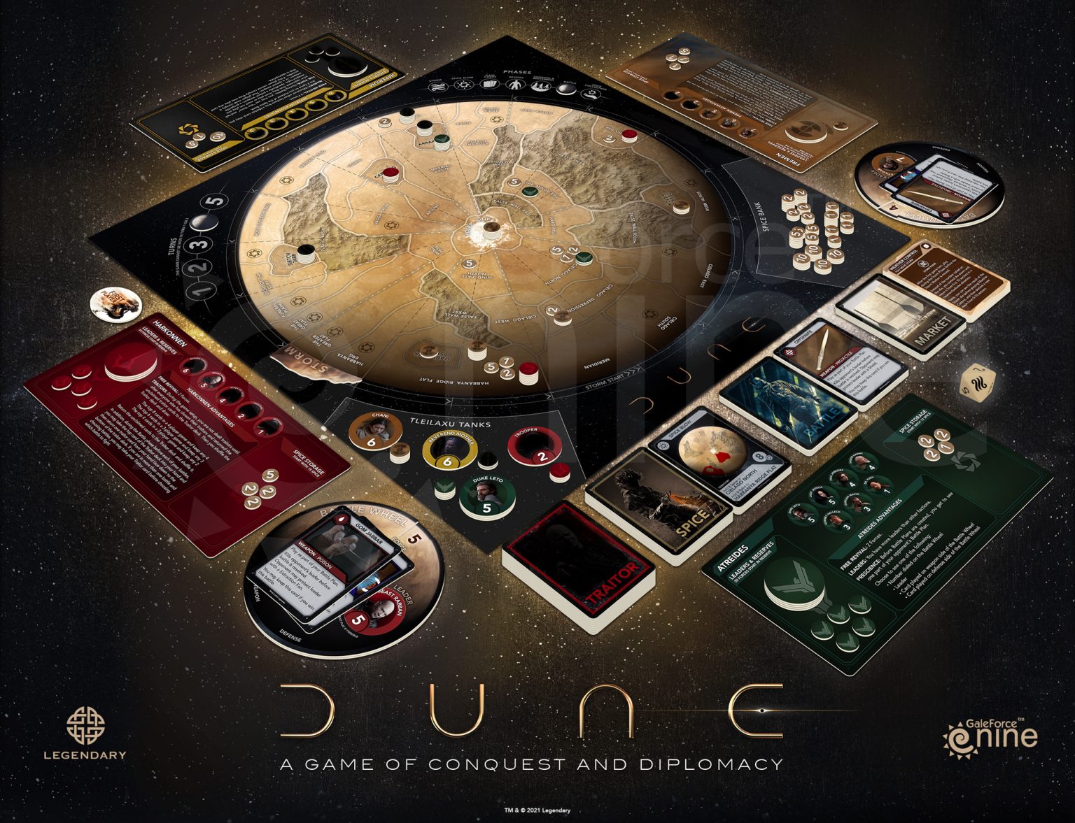 Dune: A Game of Conquest and Diplomacy | Grognard Games