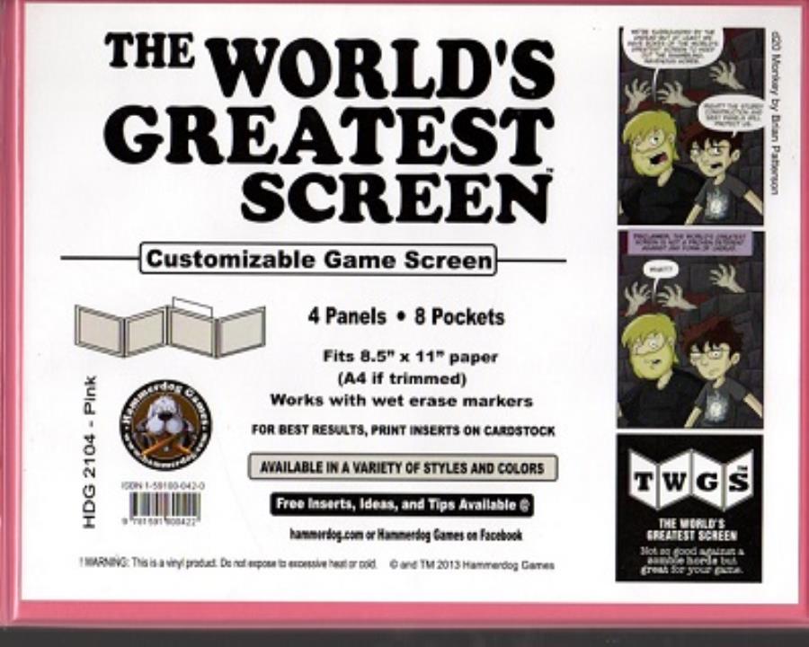 The World's Greatest Screen - Pink | Grognard Games