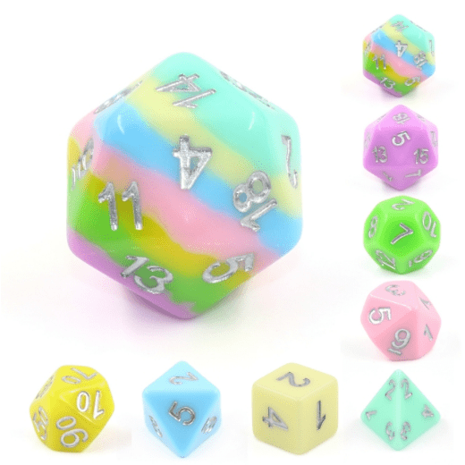 Foam Brain Games Harmony RPG Dice Set | Grognard Games