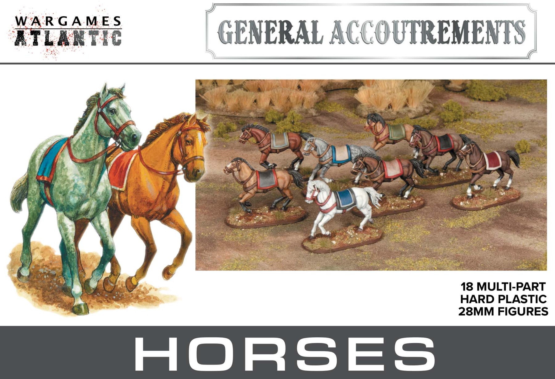 General Accoutrements Horses | Grognard Games