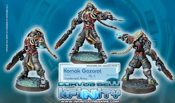 Kornak Gazarot, Superior Morat Warrior-Officer (MK12) | Grognard Games