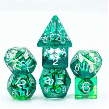 Foam Brain Games JADE DRAGON EYE RPG DICE SET | Grognard Games