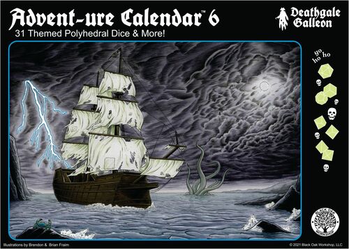 Advent-ure Dice Calendar 6: Deathgale Galleon | Grognard Games