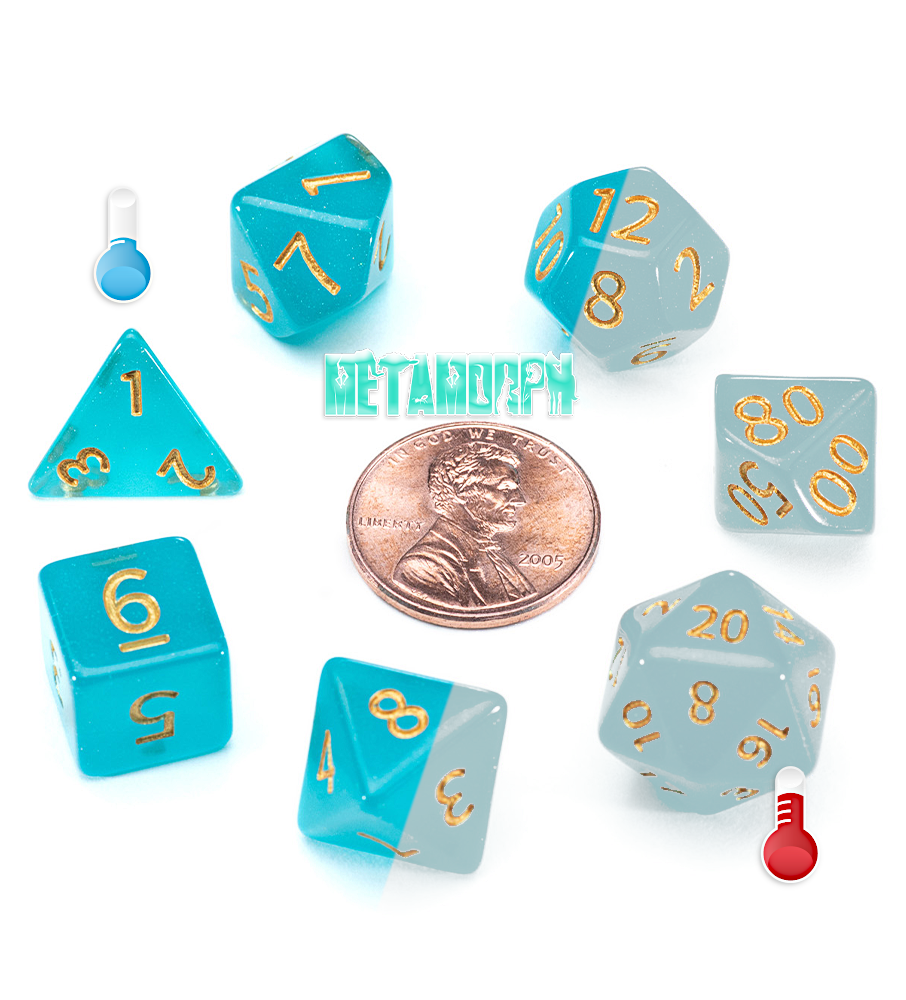 Mighty Tiny Dice: Metamorph color changing dice | Grognard Games