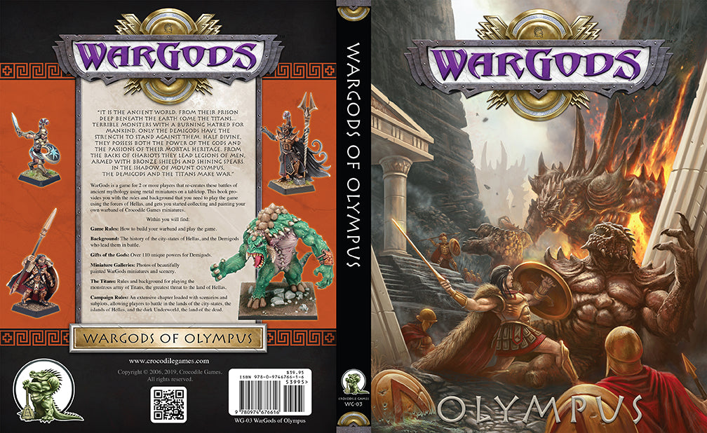 Wargods of Olympys (Hardcover) | Grognard Games