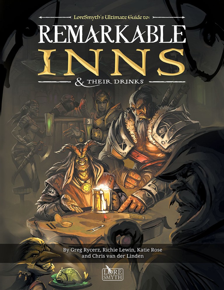 Remarkable Inns and Their Drinks Softcover | Grognard Games