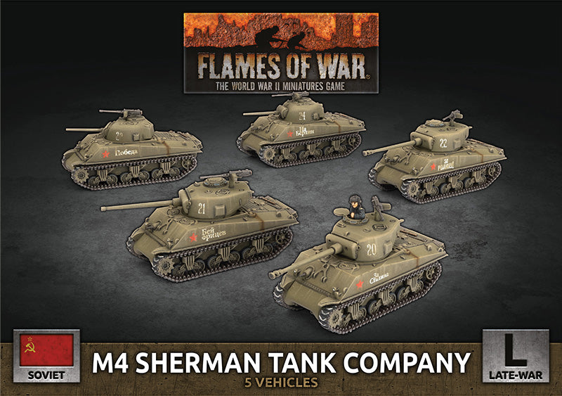 M4 Sherman Tank Company (Plastic) (SBX84) | Grognard Games