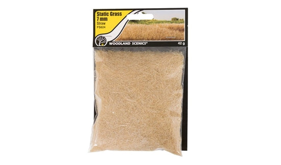 Woodland Scenics Static Grass 7mm Straw | Grognard Games