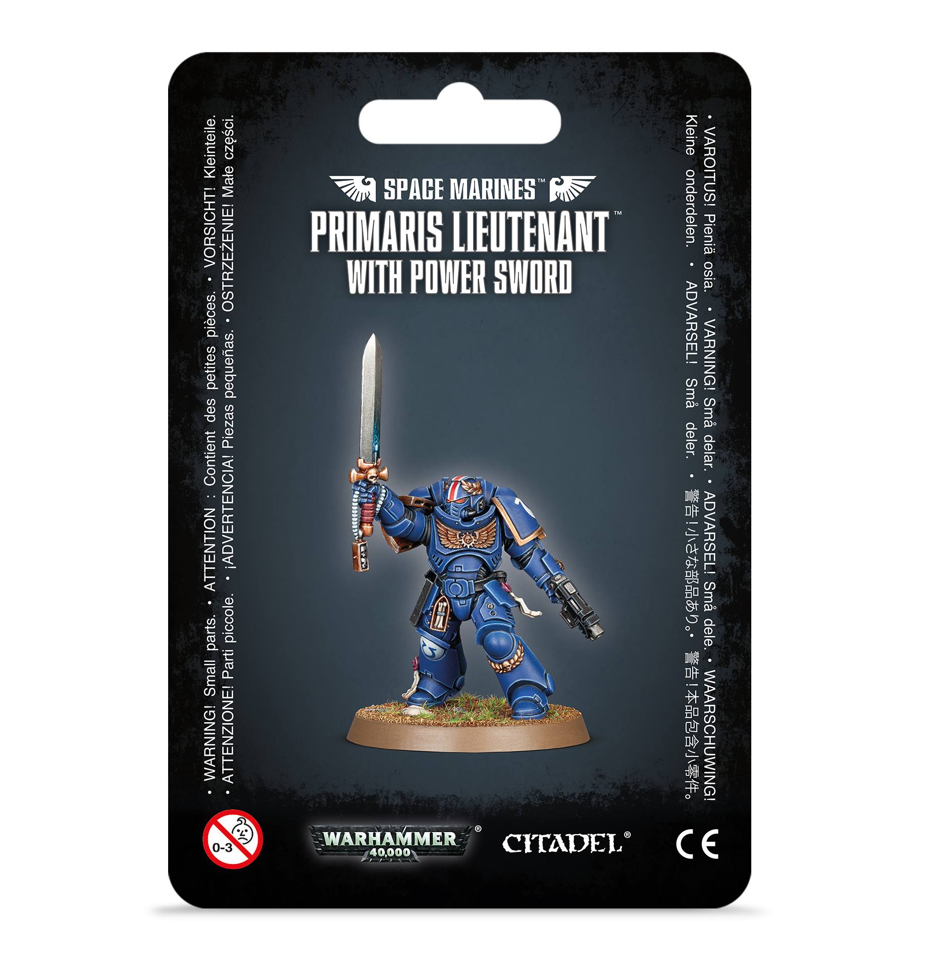 Space Marines Primaris Lieutenant with Power Sword | Grognard Games