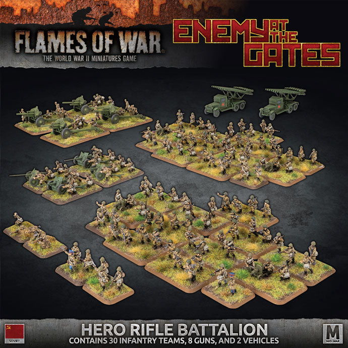 Enemy at the Gates Hero Rifle Battalion (SUAB14) | Grognard Games