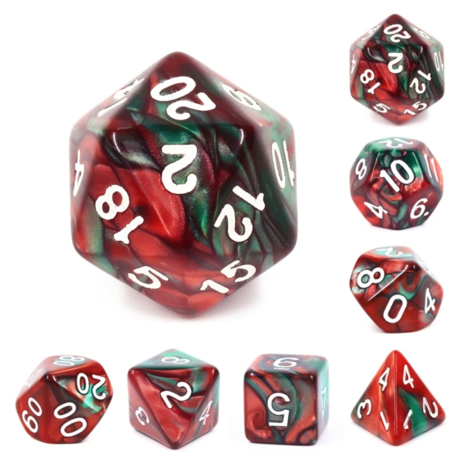 Foam Brain Games BURNING BUSH RPG DICE SET | Grognard Games