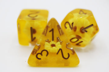 Foam Brain Games SUNSHINE DAISY RPG DICE SET | Grognard Games