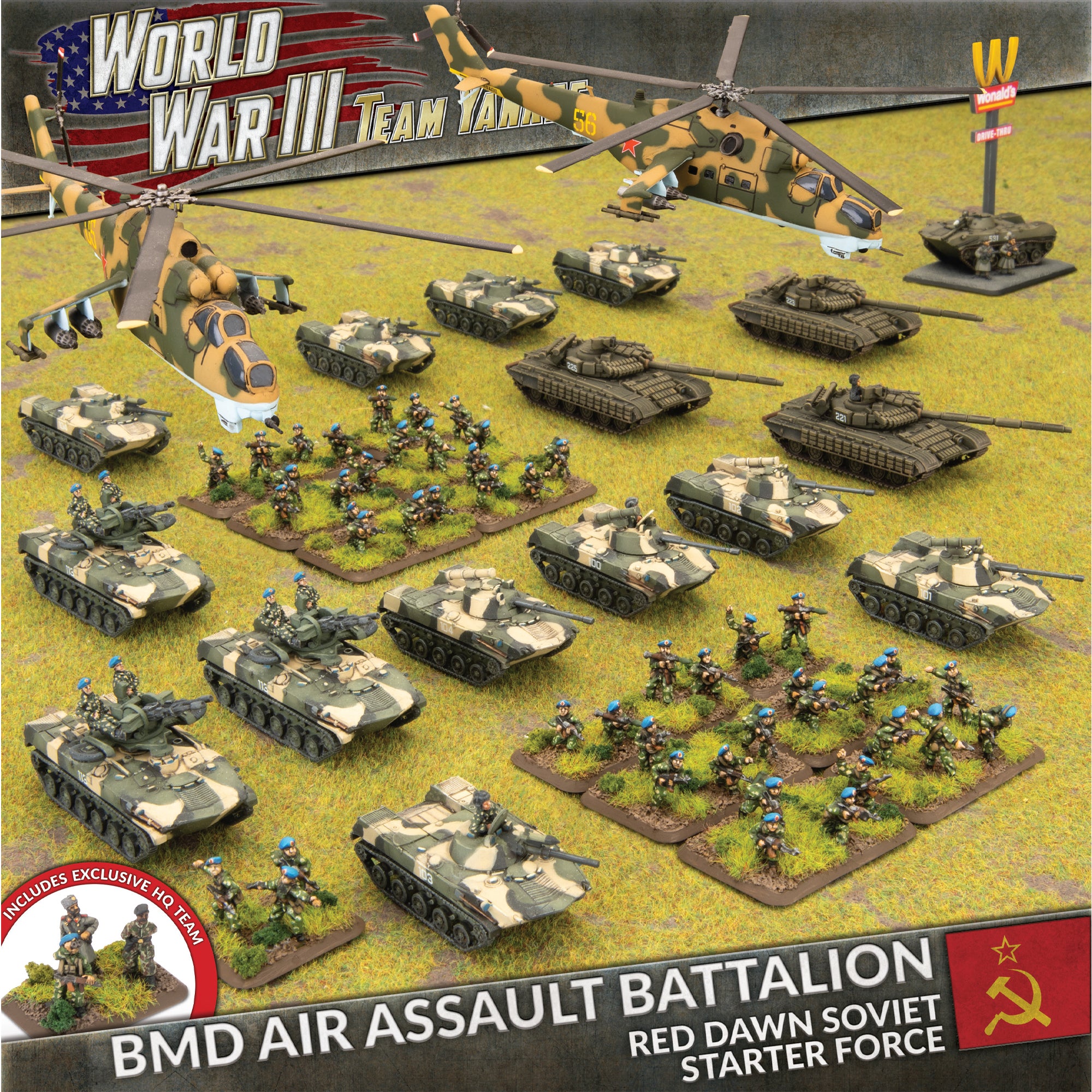 Red Dawn Soviet Starter Force BMD Air Assault Battalion | Grognard Games