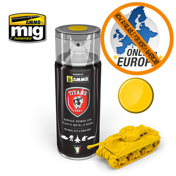 AMMO Spray Imperial Yellow Matt Primer | Grognard Games