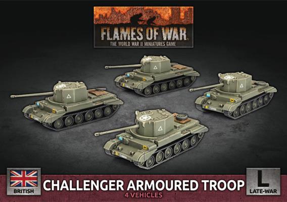 Flames of War - Challenger Armoured Troop | Grognard Games