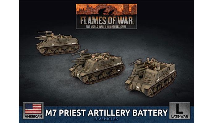US M7 Priest Artillery Battery | Grognard Games