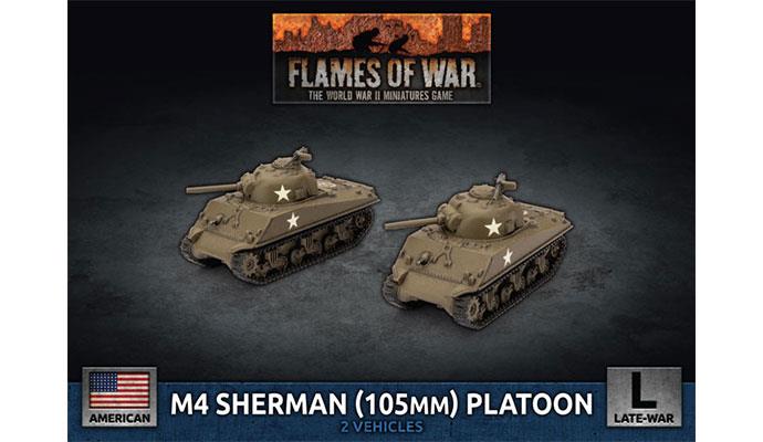 American M4 Sherman (105mm) Platoon | Grognard Games