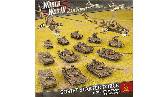 Soviet Starter Force T-80 Shock Tank Company | Grognard Games