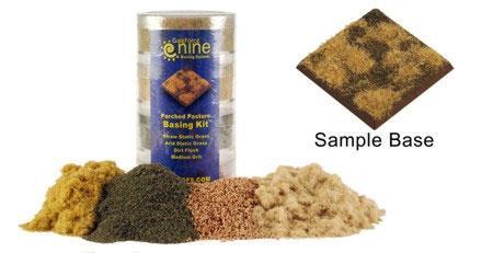 Gale Force Nine: Hobby Round Parched Pasture Basing Kit | Grognard Games