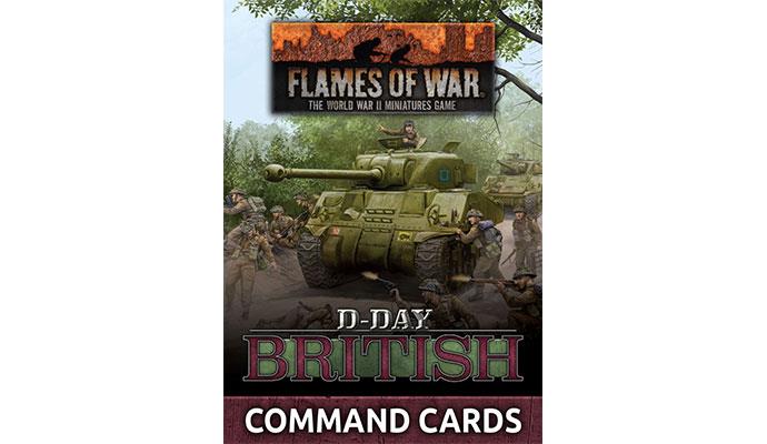 D-Day: British Command Cards | Grognard Games