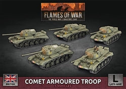 Flames of War - Comet Armoured Troop | Grognard Games