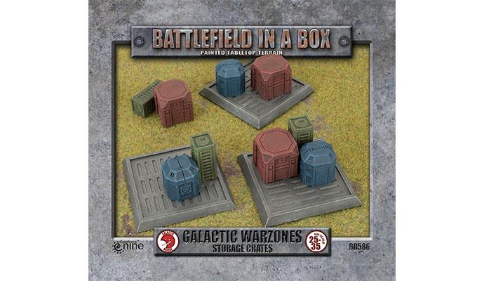 BB586 Galactic Warzones - Storage Crates | Grognard Games