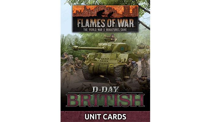 D-Day: British Unit Cards | Grognard Games