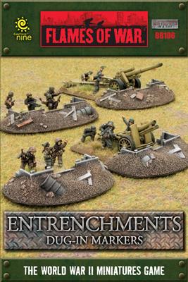 BB106 Entrenchments - Dug In Markers | Grognard Games