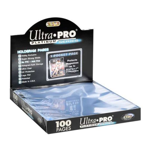 Ultra Pro 1 Pocket Page (Clear) | Grognard Games