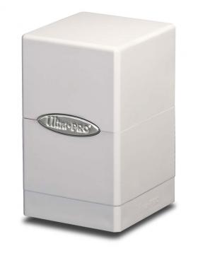 Ultra Pro Satin Tower Deck Box White | Grognard Games