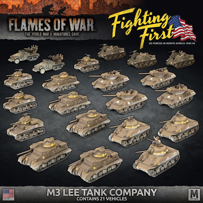 Flames of War M3 Lee Tank Company | Grognard Games
