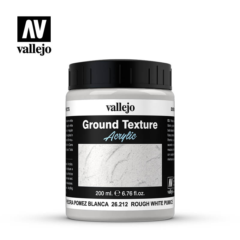 26.212 Acrylic Ground Texture 200 ml Rough White Pumice | Grognard Games