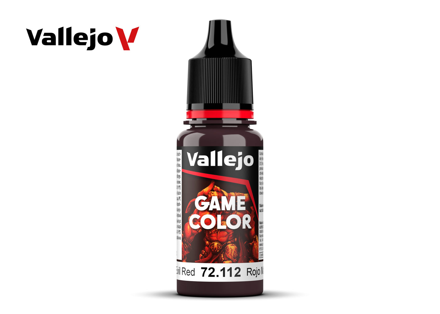 Vallejo Game Color 72.112 Evil Red (25) | Grognard Games