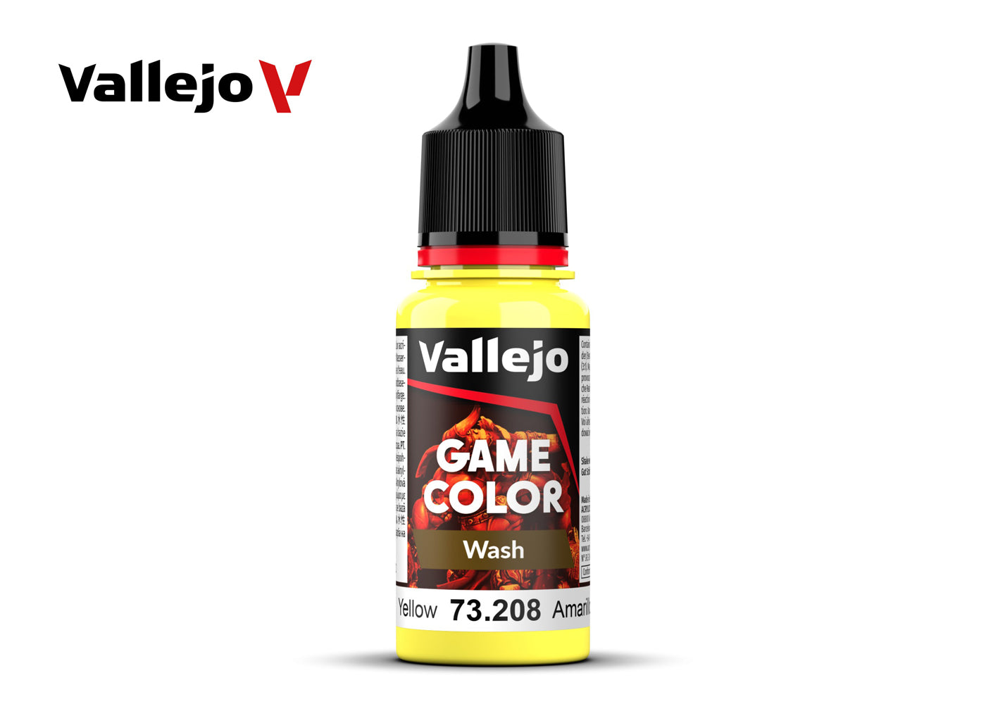 Vallejo Game Color Wash 73.208 Yellow (81) | Grognard Games