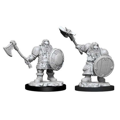 WizKids 900048 NMM Male Dwarf Fighter | Grognard Games