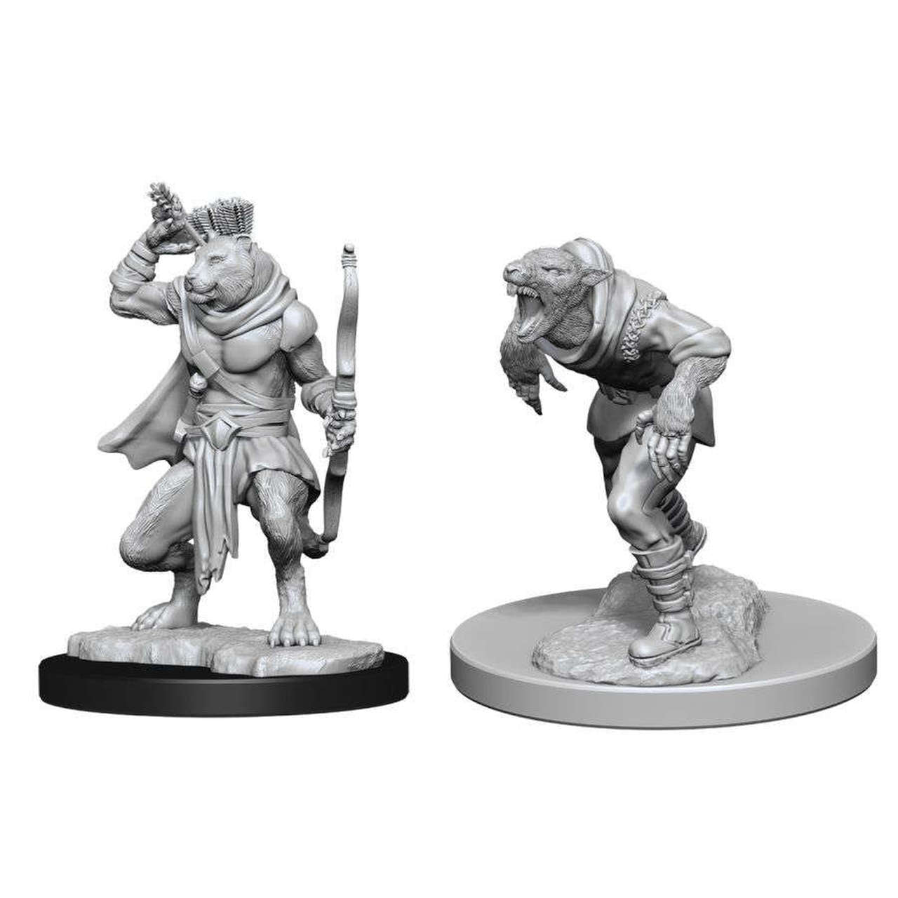 WizKids 900147 NMM Wererat and Weretiger | Grognard Games