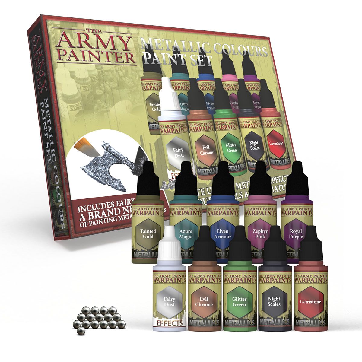 Army Painter - Metallic Colours Paint Set | Grognard Games