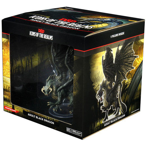 D&D Nolzur's Marvelous Miniatutres Adult Black Dragon | Grognard Games