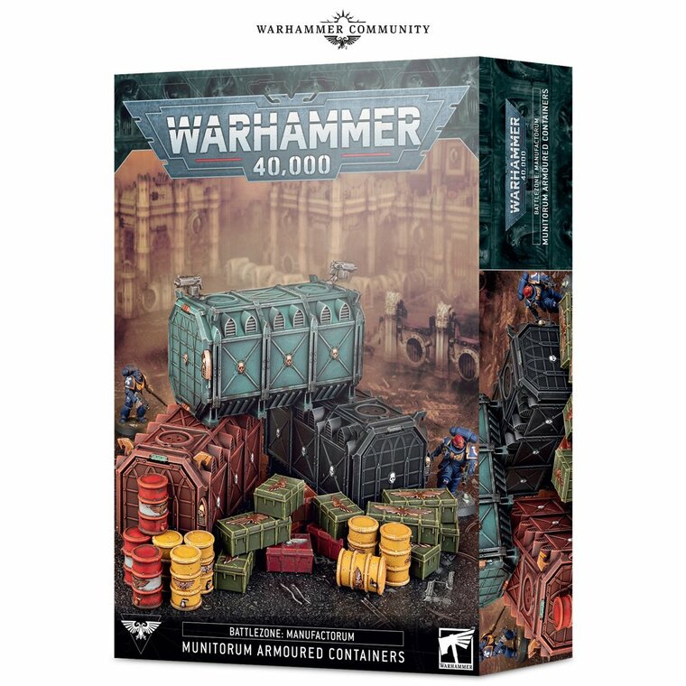 Battlezone: Manufactorum – Munitorum Armoured Containers | Grognard Games