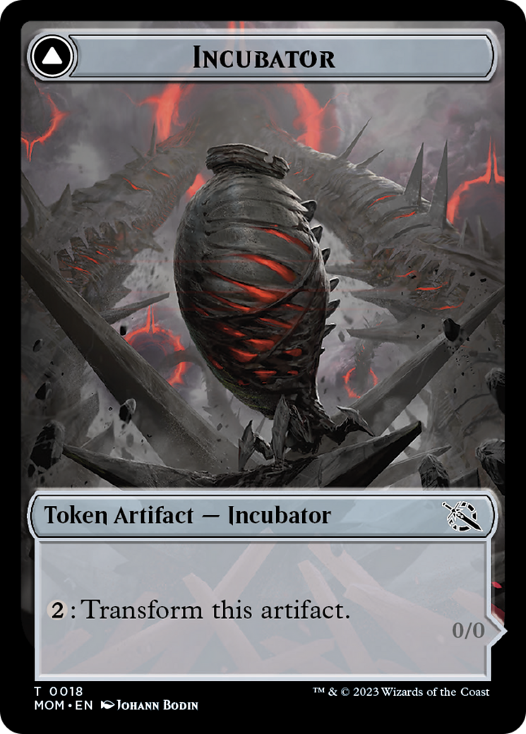 Incubator // Phyrexian (18) Double-Sided Token [March of the Machine Tokens] | Grognard Games