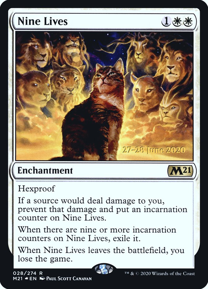 Nine Lives  [Core Set 2021 Prerelease Promos] | Grognard Games