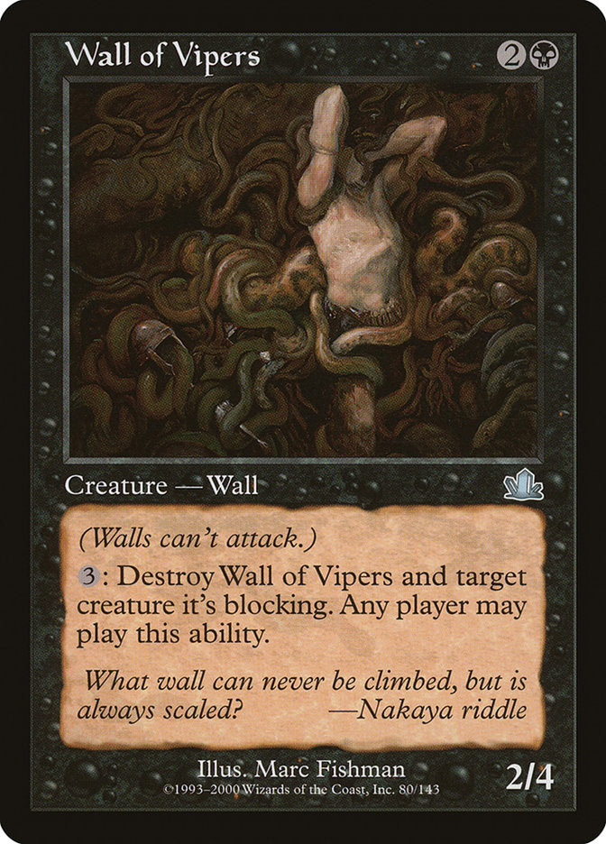Wall of Vipers [Prophecy] | Grognard Games