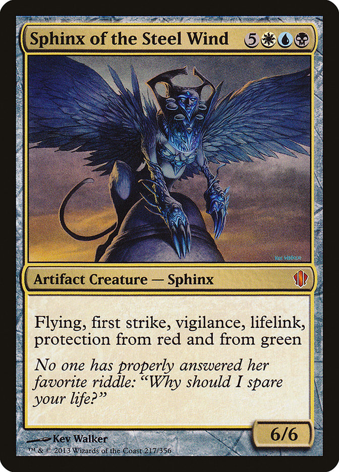 Sphinx of the Steel Wind [Commander 2013] | Grognard Games