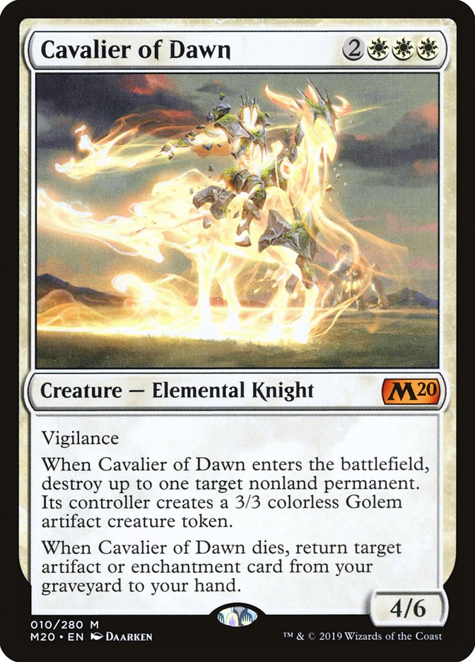 Cavalier of Dawn [Core Set 2020] | Grognard Games