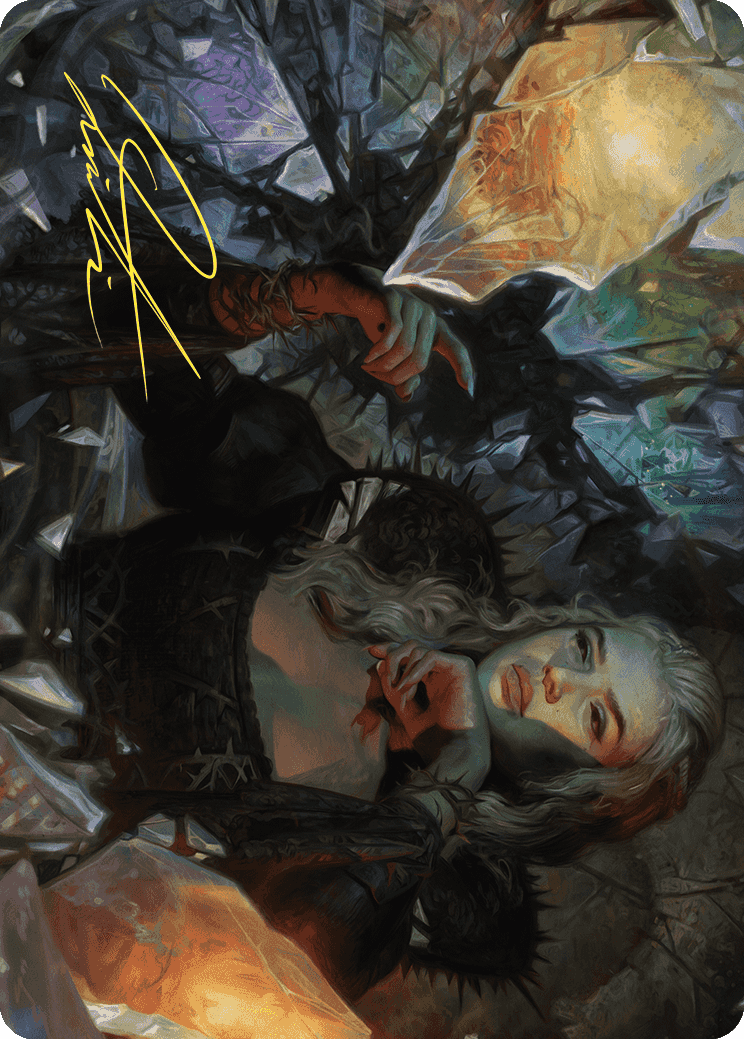 Prophetic Prism Art Card (Gold-Stamped Signature) [Wilds of Eldraine Art Series] | Grognard Games