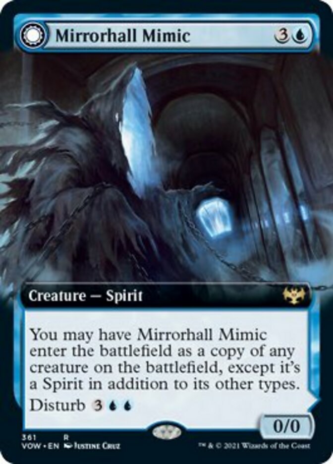 Mirrorhall Mimic // Ghastly Mimicry (Extended) [Innistrad: Crimson Vow] | Grognard Games