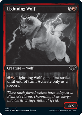 Lightning Wolf [Innistrad: Double Feature] | Grognard Games