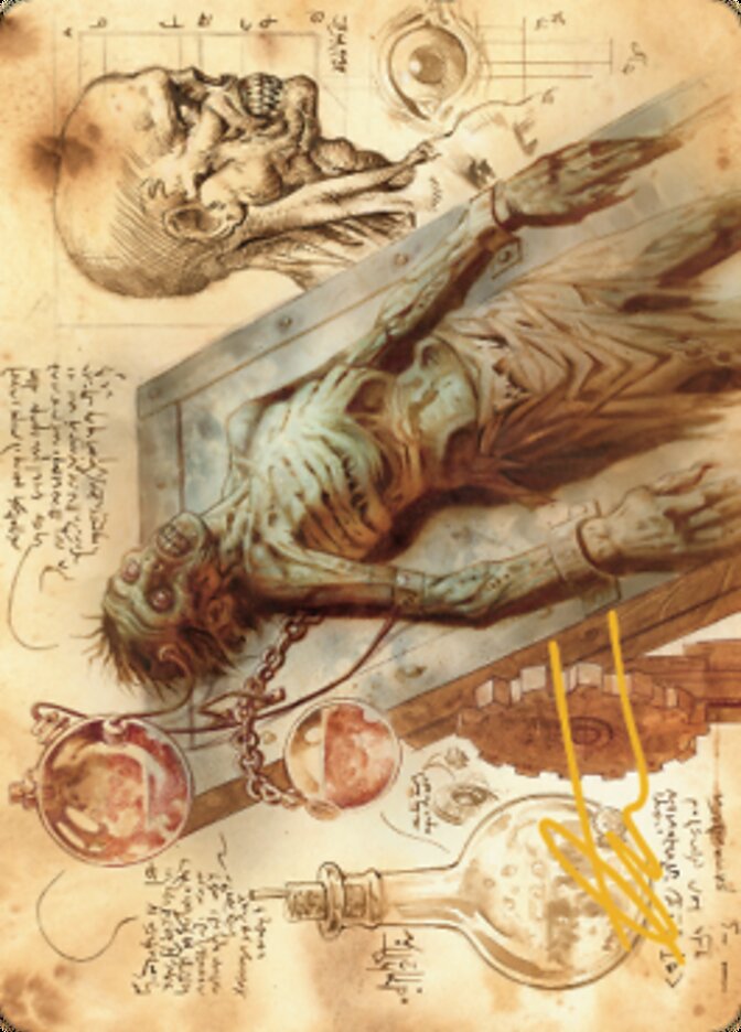Ashnod's Altar Art Card (Gold-Stamped Signature) [The Brothers' War Art Series] | Grognard Games