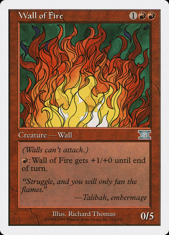 Wall of Fire [Classic Sixth Edition] | Grognard Games