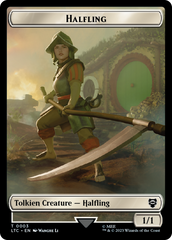 Halfling // Treasure Token [The Lord of the Rings: Tales of Middle-Earth Commander Tokens] | Grognard Games